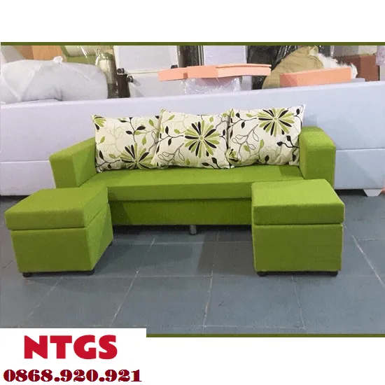 Sofa 3 Chỗ Màu Nâu Đất