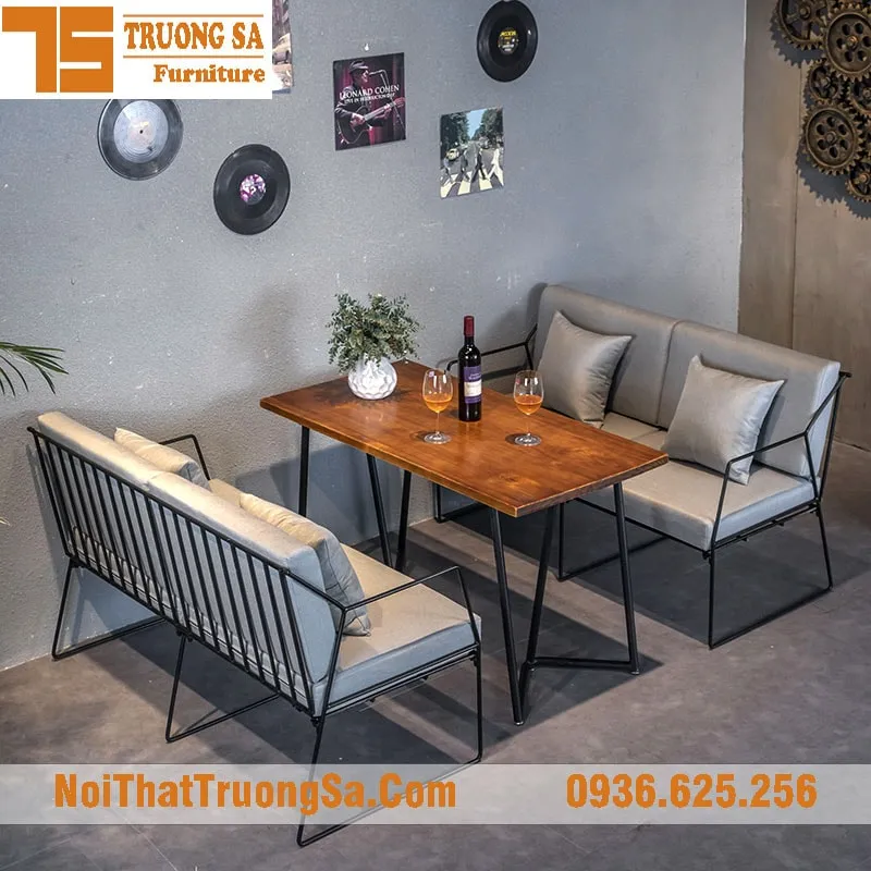 bàn ghế sofa sắt