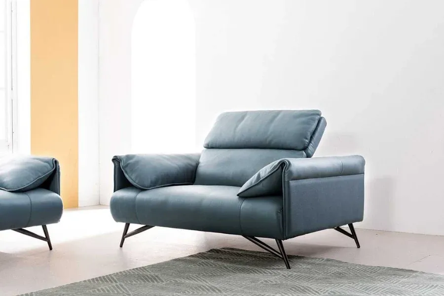 ghế sofa đơn da SARAY 1m6