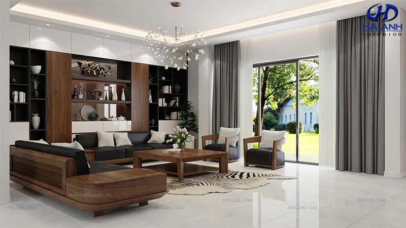 Sofa gỗ óc chó giữ nguyên hình dáng sau nhiều năm sử dụng