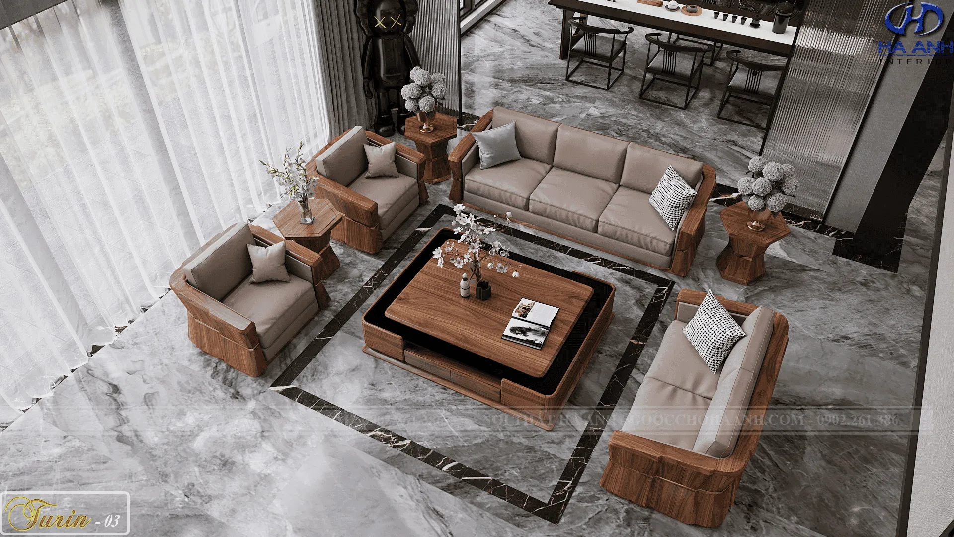 So sánh bề mặt gỗ óc chó tự nhiên và veneer