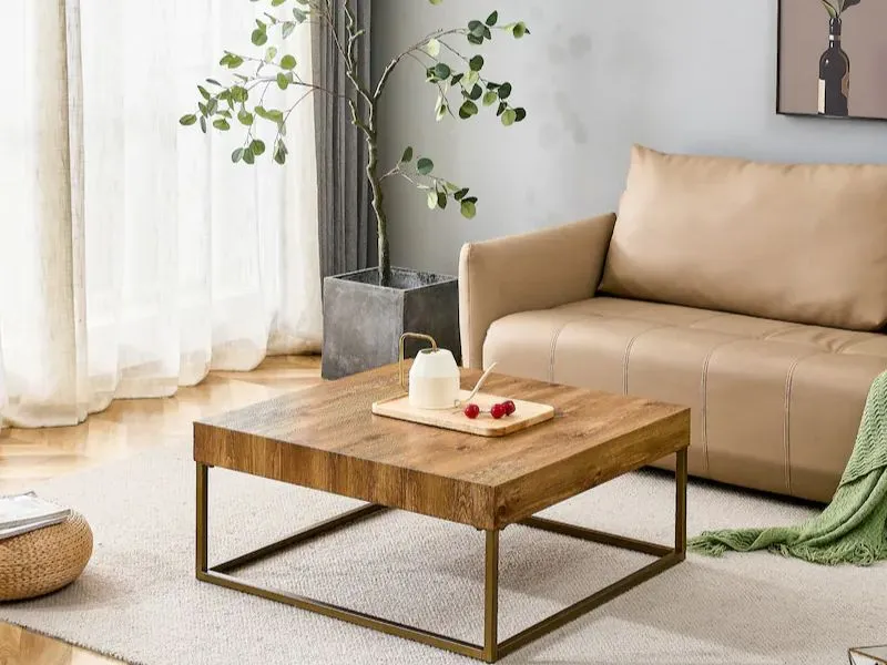 Bàn ăn kết hợp ghế sofa chân bằng kim loại dễ dàng vệ sinh
