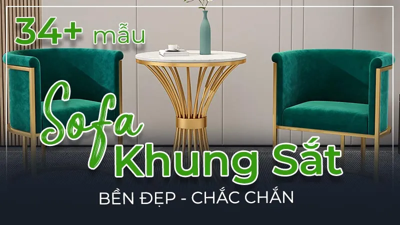 Sofa khung sắt