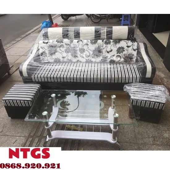 Sofa Mini Cao Cấp Màu Xám Tro