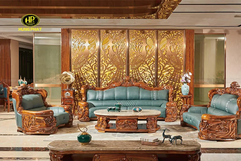 Sofa phòng khách đẳng cấp hoàng gia