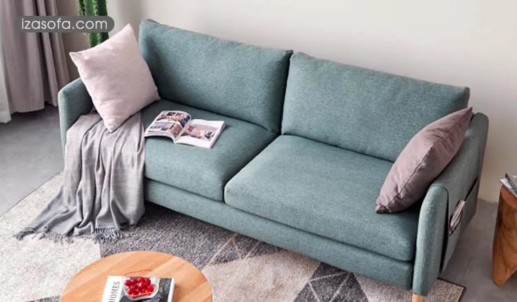Sofa vàng 2 chỗ ngồi