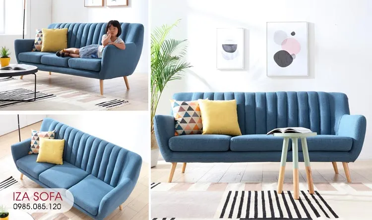 Sofa gỗ kết hợp ghế đơn