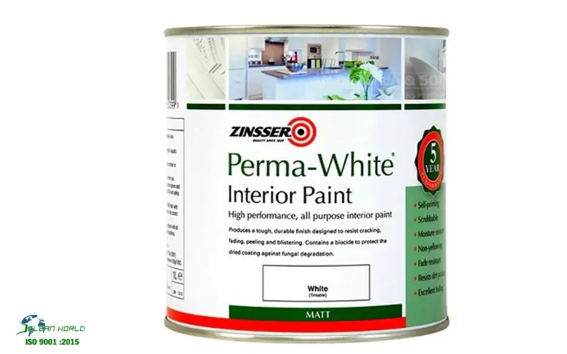 Sơn Zinsser Perma-White là lựa chọn hàng đầu để bảo vệ bề mặt gỗ tại các khu vực có độ ẩm cao trong nhà
