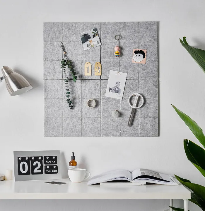 trang trí bàn học bằng bàn ghi chú