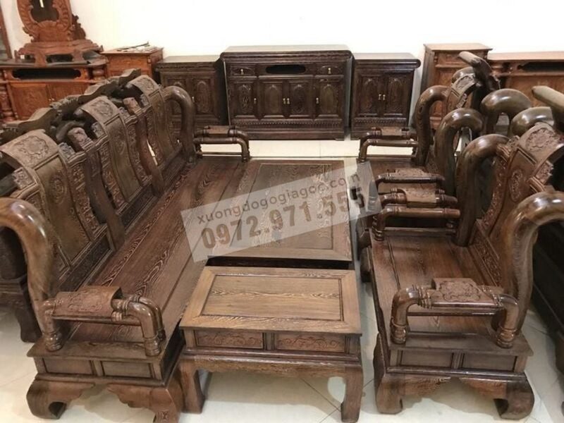 Bộ Bàn Ghế Tần Thủy Hoàng Gỗ Mun: Tuyệt Tác Nội Thất Đẳng Cấp 2025