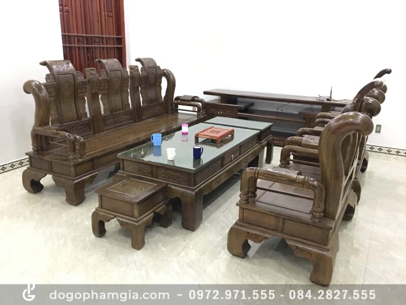 Bộ Bàn Ghế Tần Thủy Hoàng Gỗ Mun: Tuyệt Tác Nội Thất Đẳng Cấp 2025