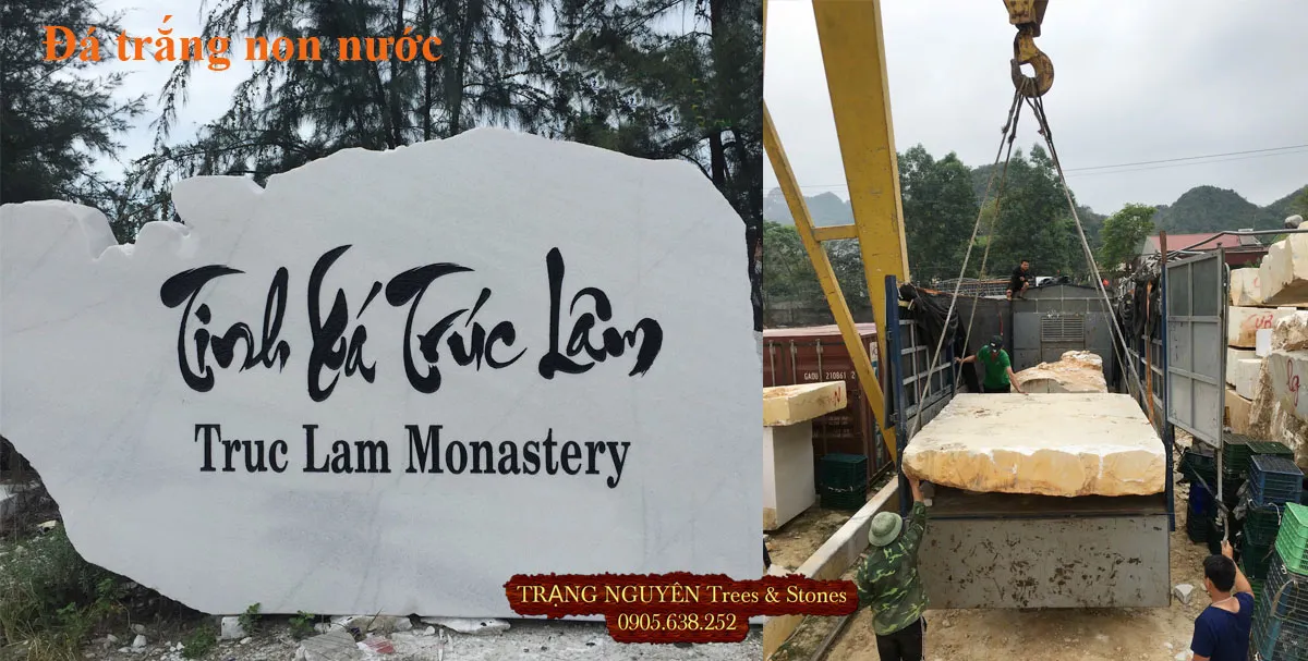 Đá trắng ngọc tự nhiên với độ trắng cao