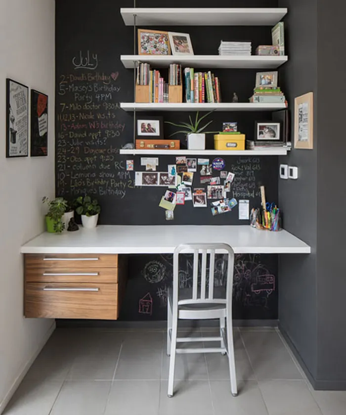 Thiết kế bàn làm việc tận dụng hiệu quả không gian chết của căn phòng