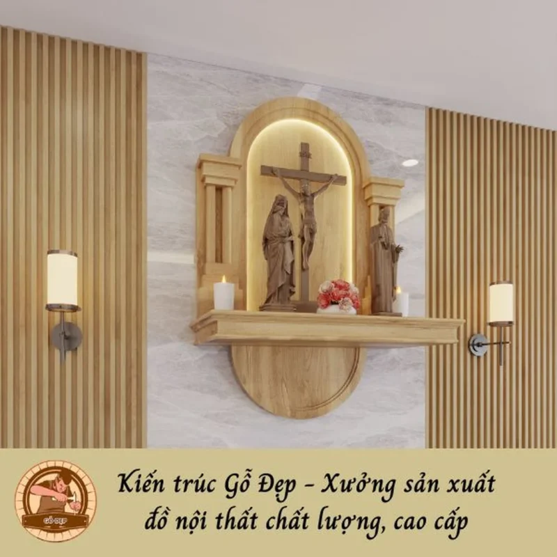 thiết kế bàn thờ công giáo