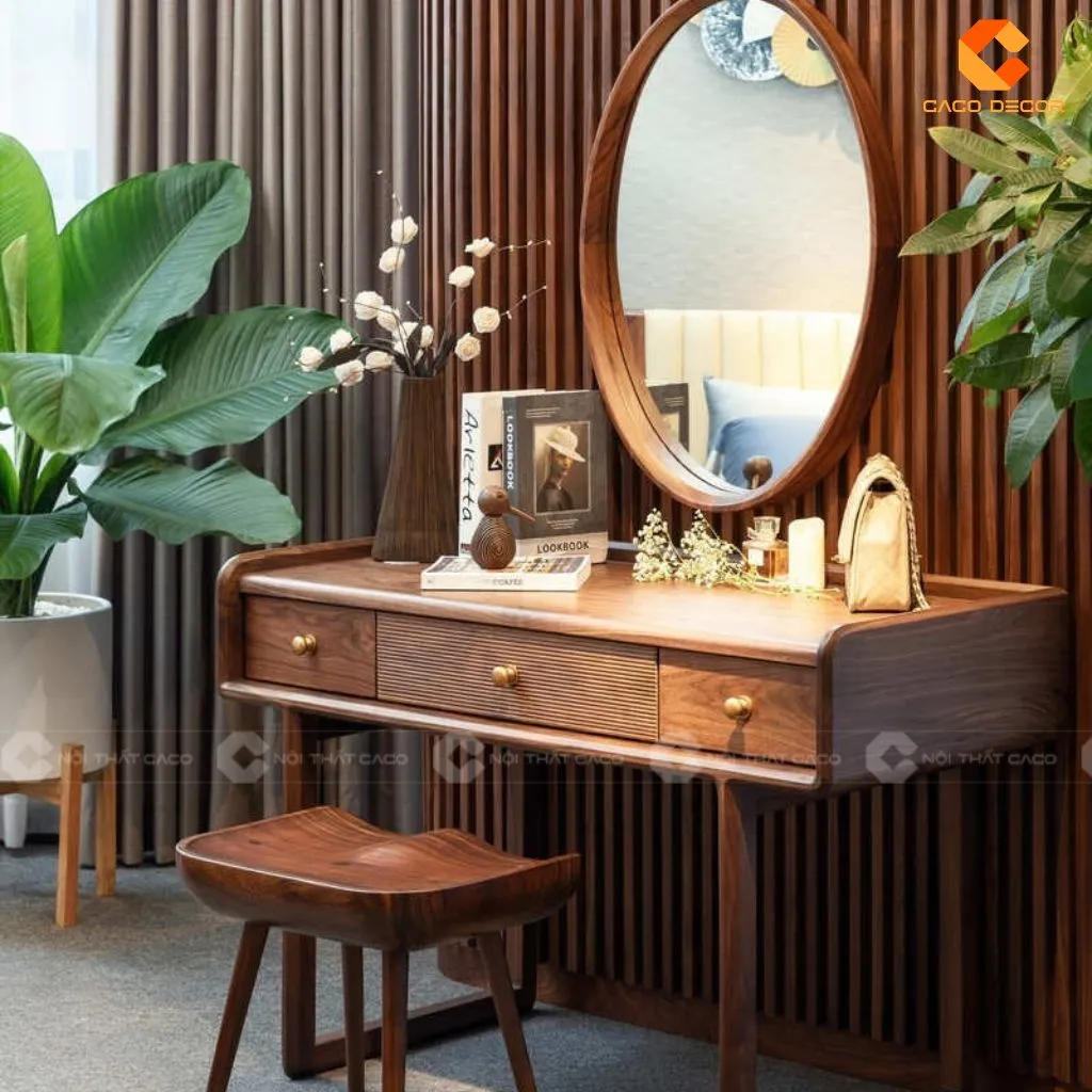 Bàn Trang Điểm Gỗ Tự Nhiên Đẹp, Cao Cấp, Sang Trọng 21