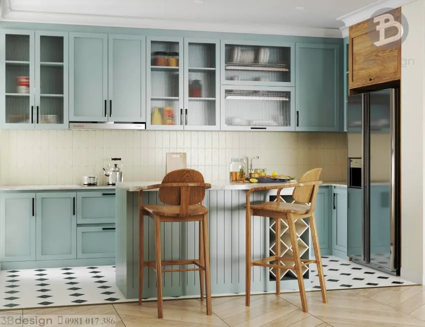 Không gian bếp hiện đại, bắt mắt