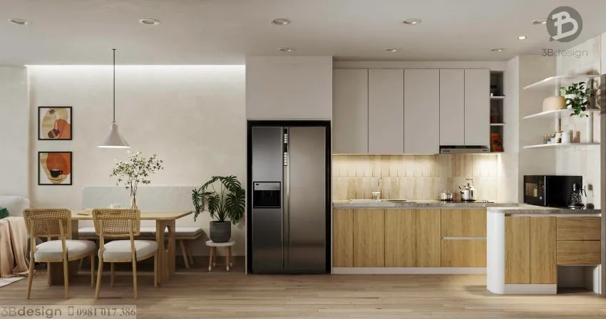 Giao thông và các khu vực trong căn hộ được bố trí khoa học