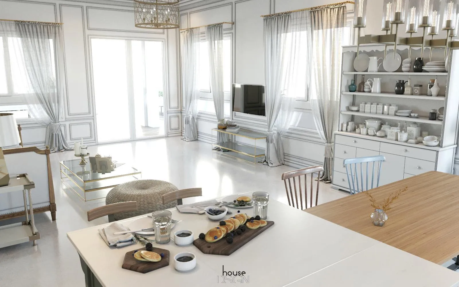 Thiết kế nội thất chung cư phong cách scandinavian