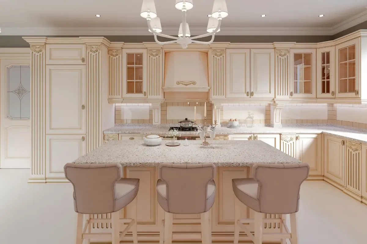 Thiết kế phòng bếp cổ điển