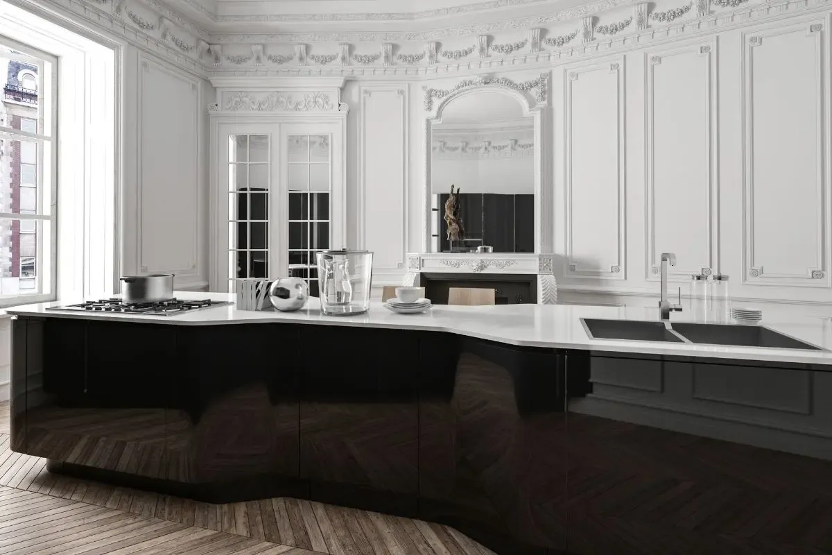 Thiết kế nội thất nhà bếp cổ điển