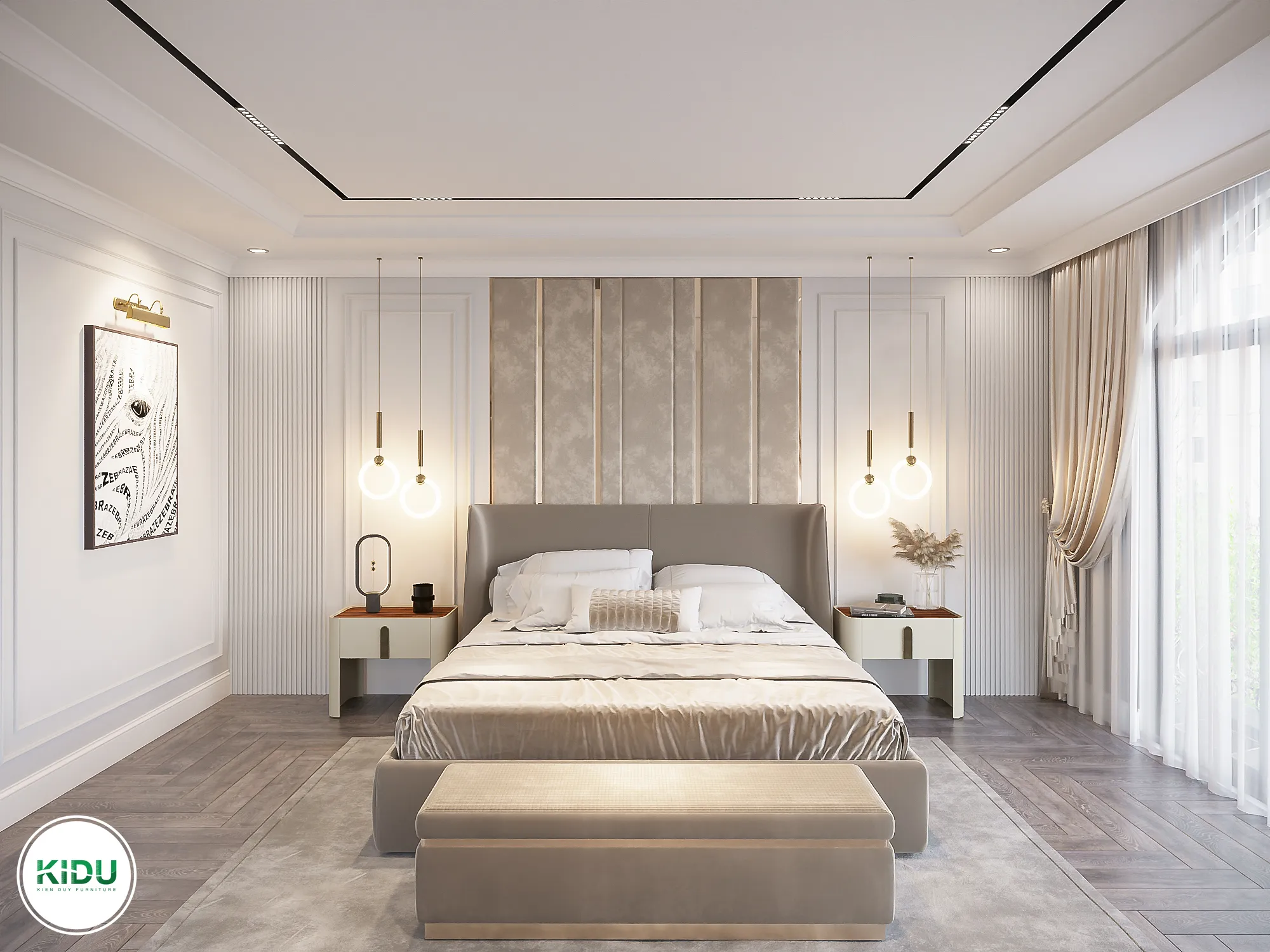 Thiết kế nội thất Quy Nhơn phong cách tân cổ điển