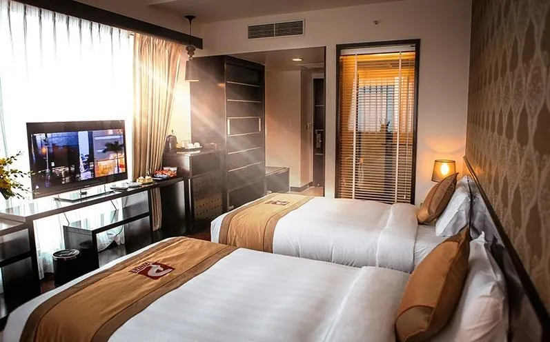 Phòng nghỉ hiện đại với ánh sáng tự nhiên