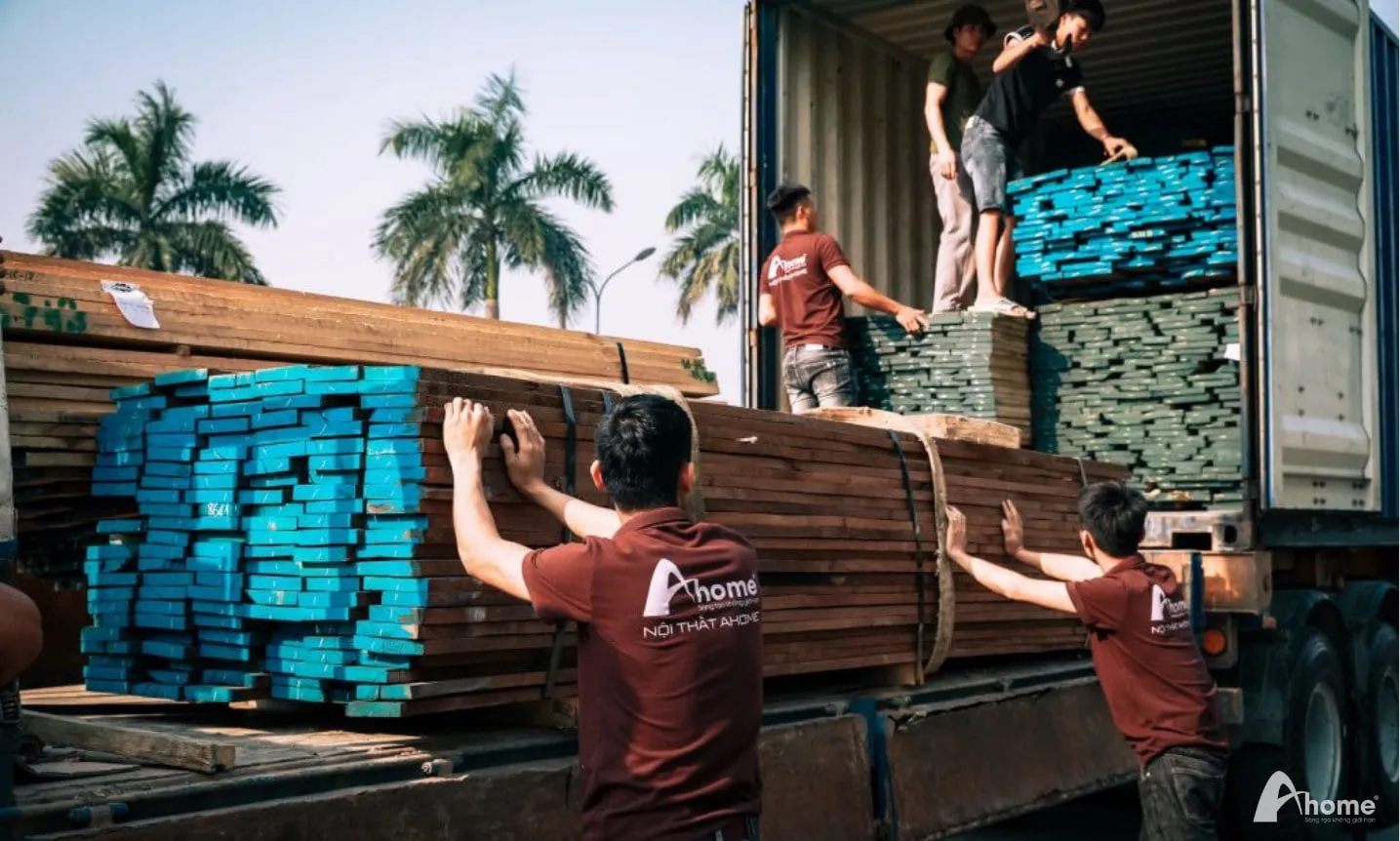 Gỗ óc chó với vân cathedral đặc trưng phù hợp phong cách hiện đại