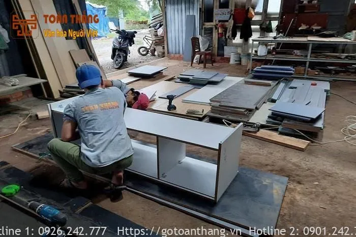 Quá trình sản xuất nội thất từ nhựa Picomat