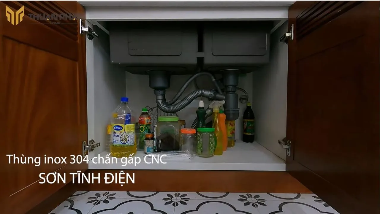 Thùng inox 304 sơn tĩnh điện
