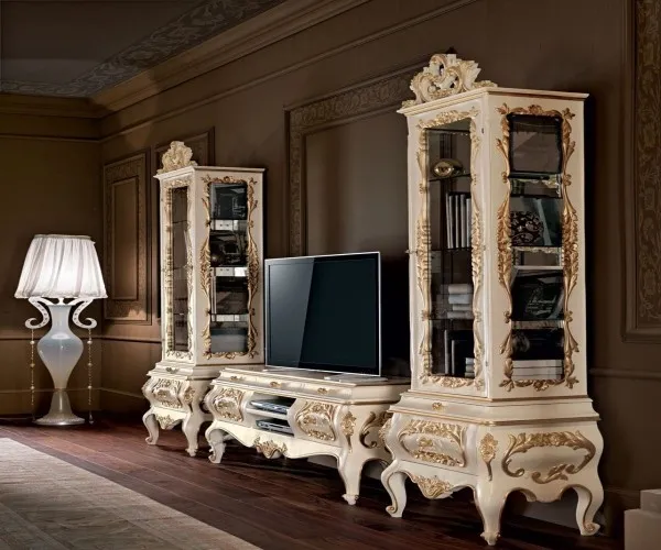 Kệ tivi tân cổ điển vòm