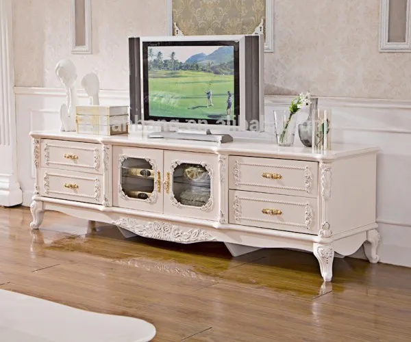 Kệ tivi trắng kem ấm áp