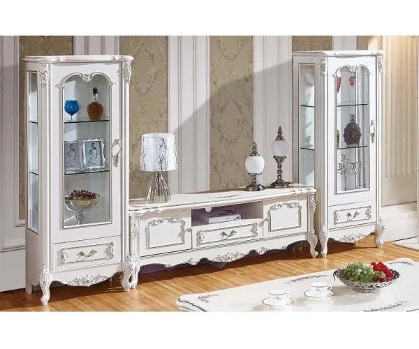 Kệ tủ trắng kem