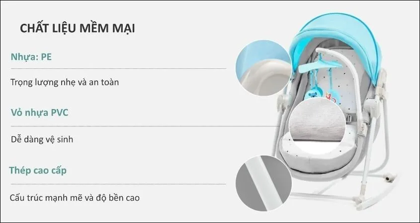 Ghế đa năng 5 in 1 Kinderkraft KK.UNIMOUP (từ 0 tháng)