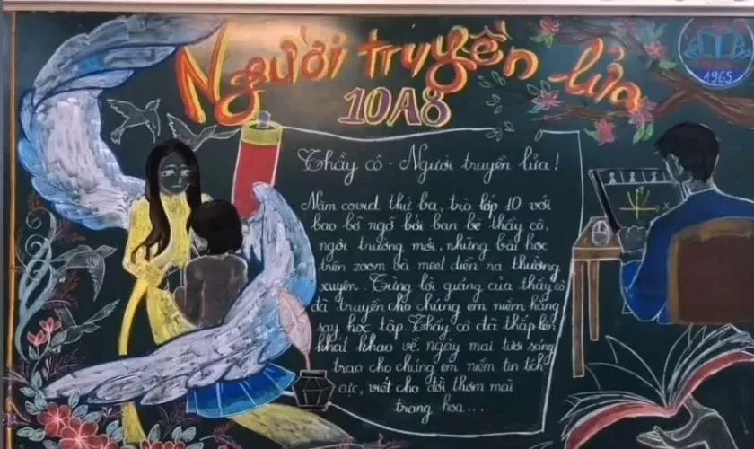 Bảng tri ân thể hiện lòng biết ơn