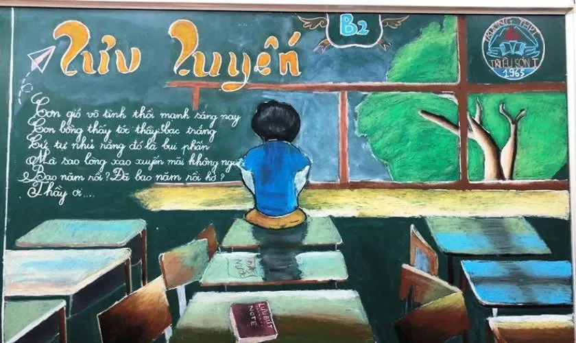 Thiết kế bảng THPT đẹp mắt