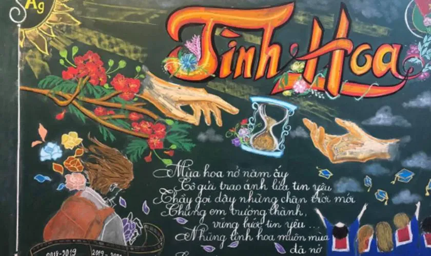 Bảng THPT ấn tượng cho 20/11