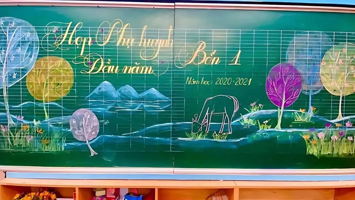 Vẽ và trang trí bảng đầy sáng tạo