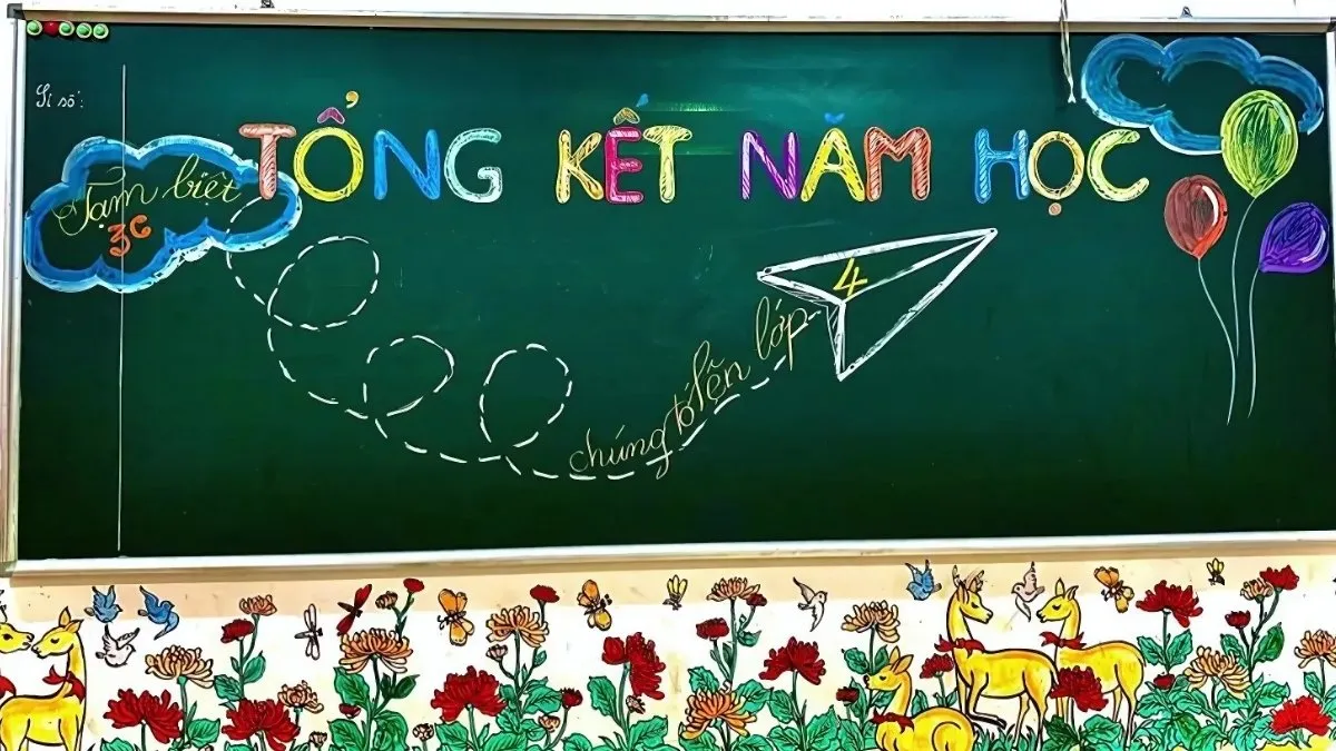 Bảng họp trang trí đầy phong phú