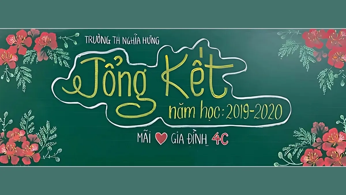 Trang trí bảng họp phụ huynh