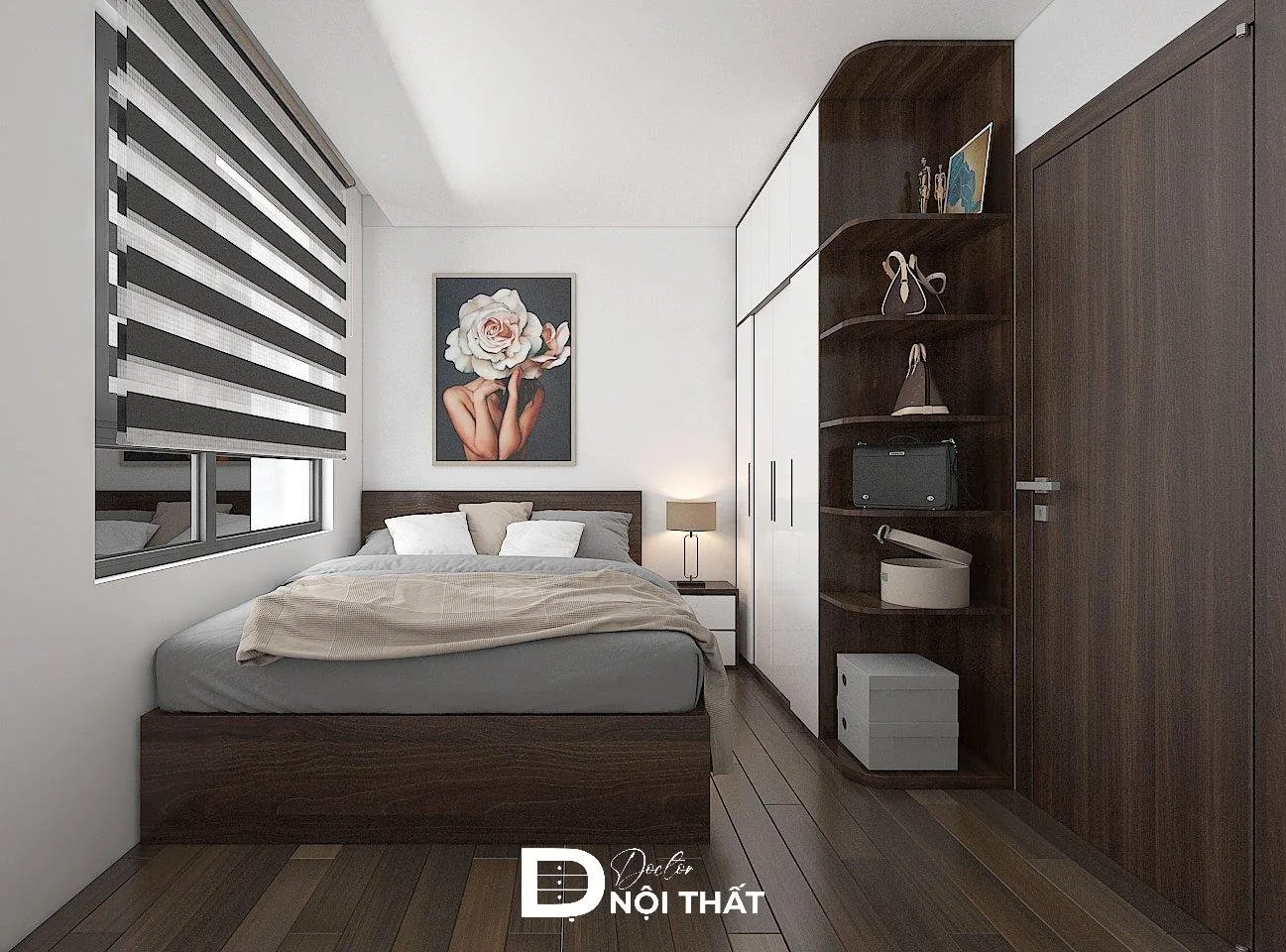 Trang trí đầu giường ngủ với tranh treo tường