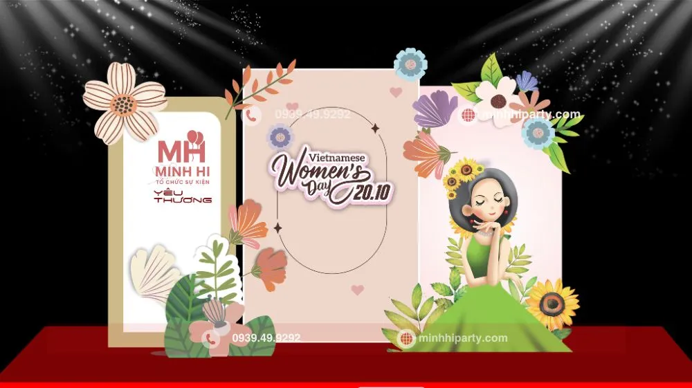 Thi công trang trí 20.10 trọn gói tại HCM