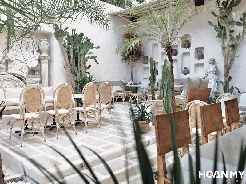 cafe phong cách địa trung hải