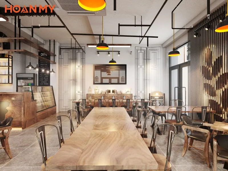 Tranh tường 3D được ứng dụng nhiều trong các không gian quán cafe hiện nay