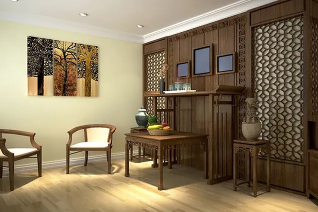 Không đặt giường đối diện bàn thờ