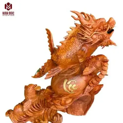 Cá Chép Vượt Vũ Môn Cao 70cm To Đẹp!