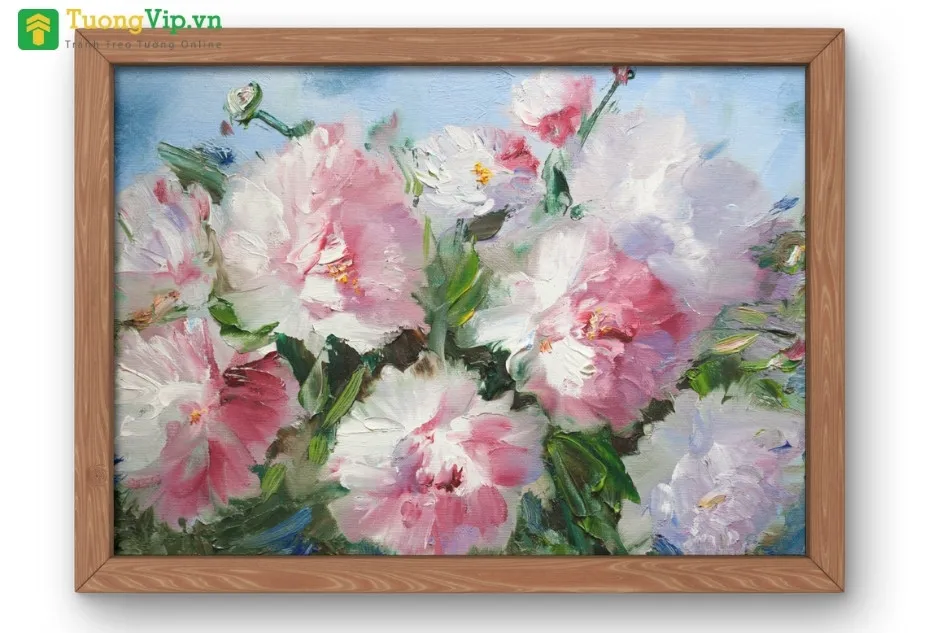 Tranh hoa mẫu đơn mang nhiều ý nghĩa đặc biệt