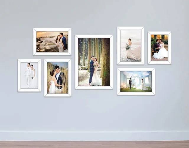 Vị trí treo ảnh cưới phòng khách hợp phong thủy