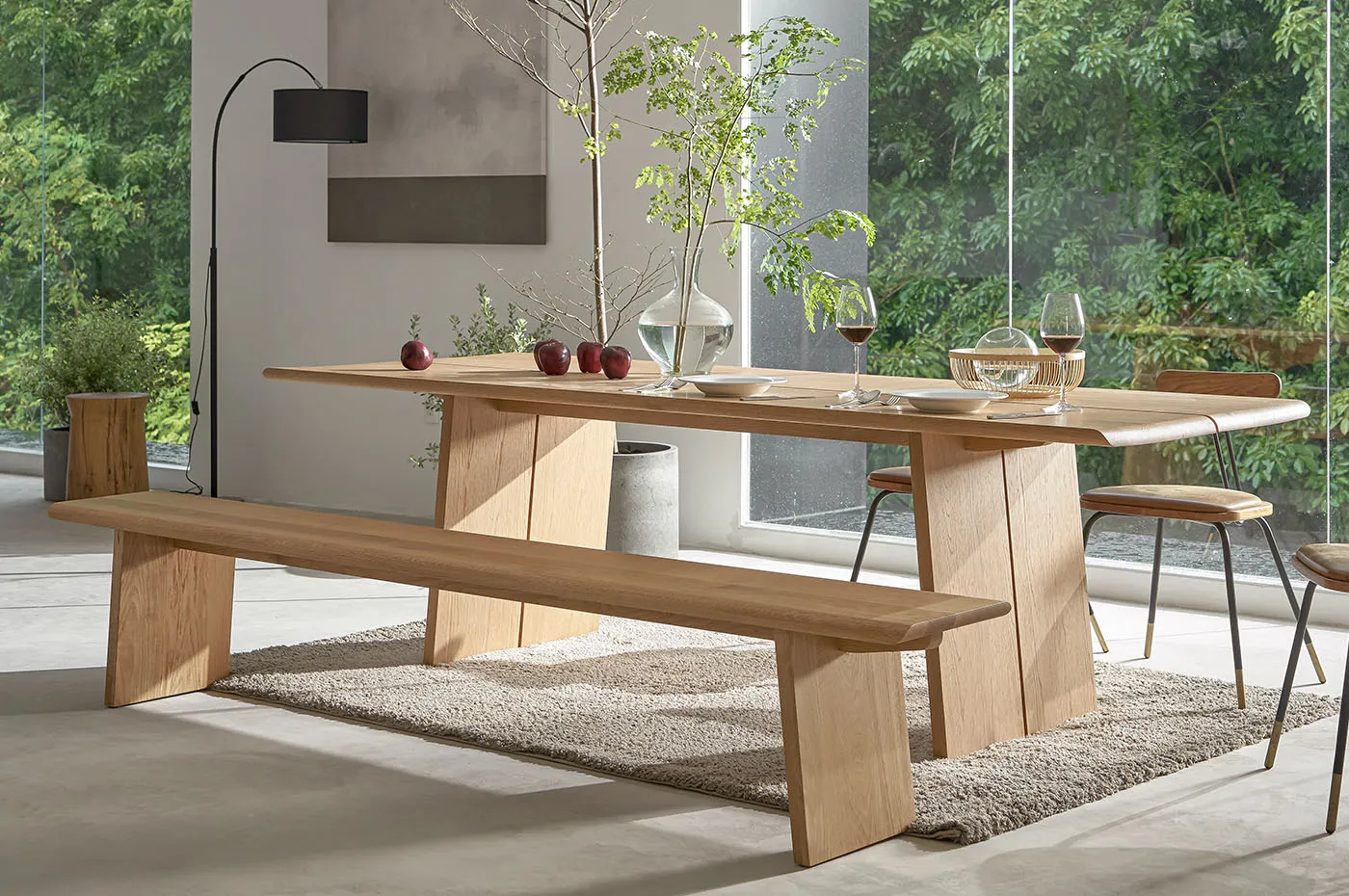 Kích Thước Bàn Ăn Gỗ 6 Ghế Hình Chữ Nhật Tiêu Chuẩn Cho Gia Đình