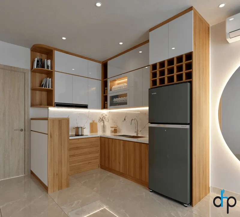 tủ bếp Acrylic An Cường