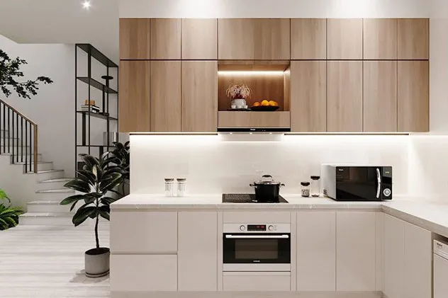 Một góc bàn thờ Ông Táo được sắp đặt chuẩn phong thủy, giúp mang lại tài lộc và sức khỏe